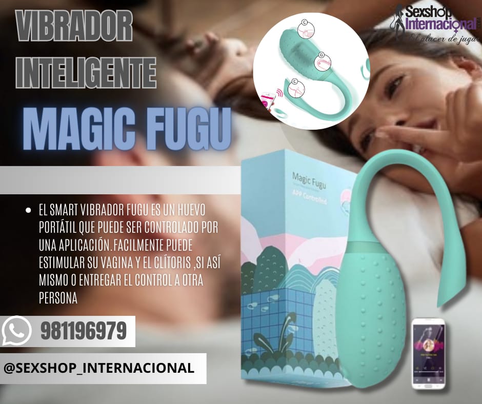 BALA VIBRADORA-MAGIC FUGU-DOBLE ESTIMULACION-DE APLICACION-SEXSHOP LIMA 971890151 